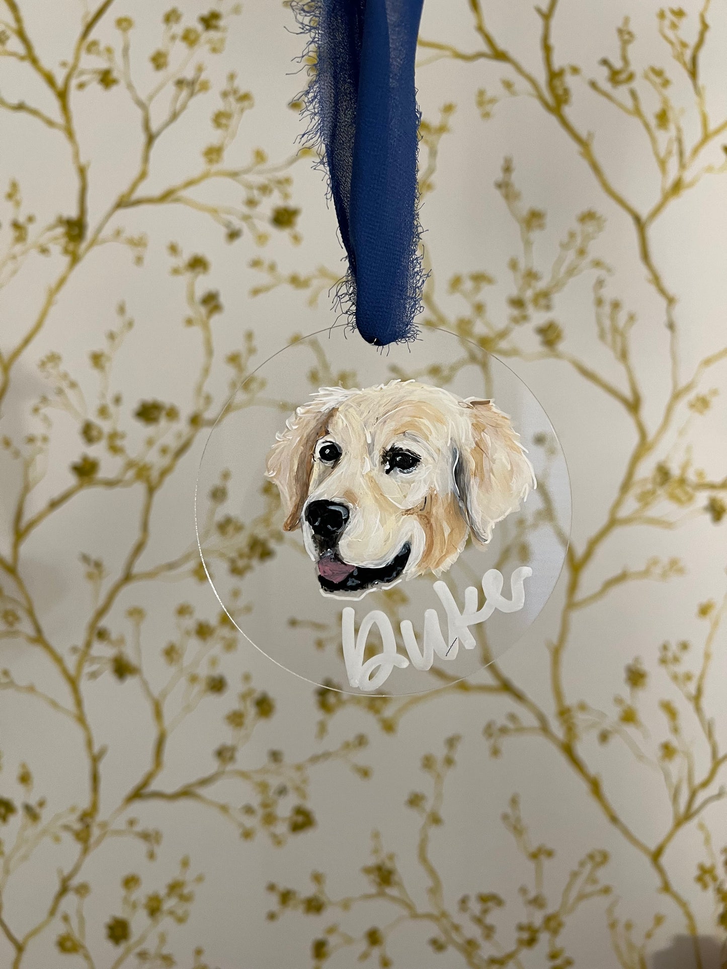 Pet Ornament on Acrylic Disc