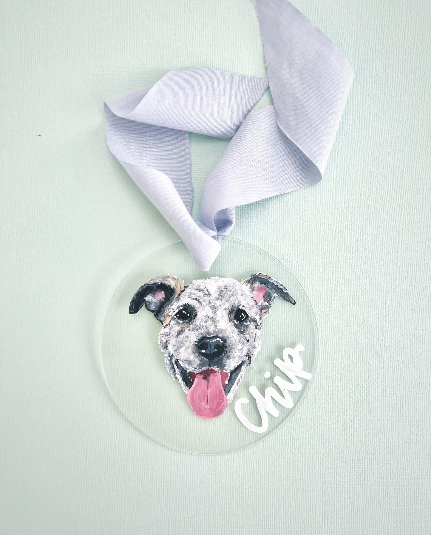 Pet Ornament on Acrylic Disc