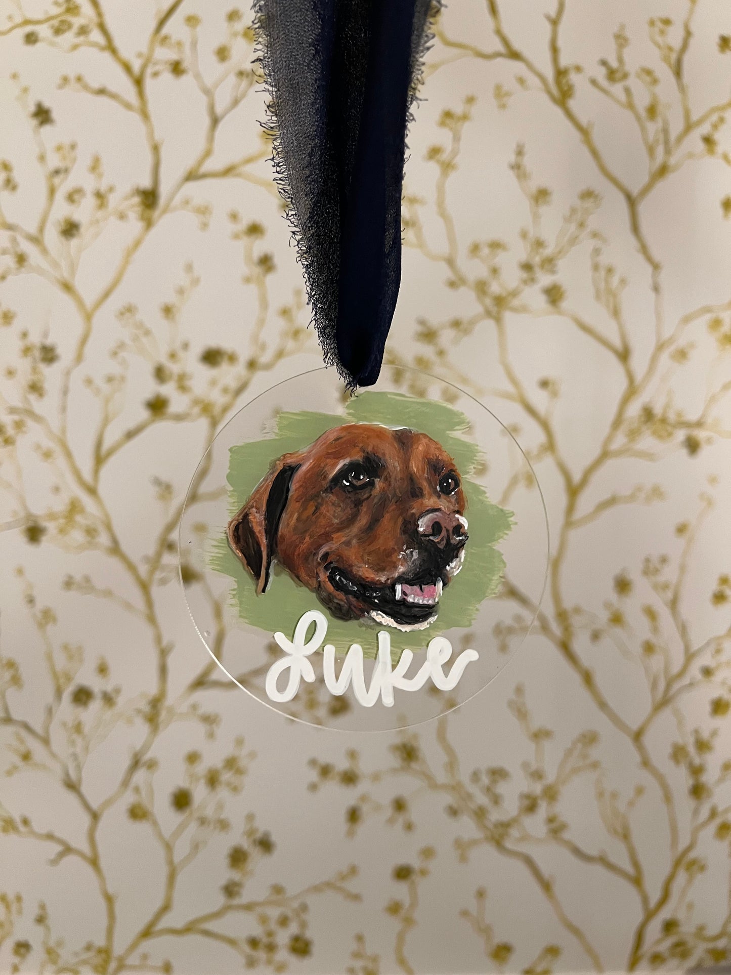 Pet Ornament on Acrylic Disc